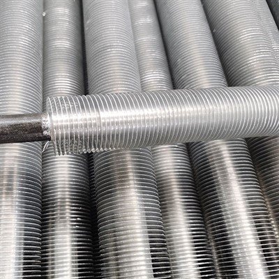 Cua Kub Exchanger Stainless Hlau Txhuas Thiab Copper Fin Tube