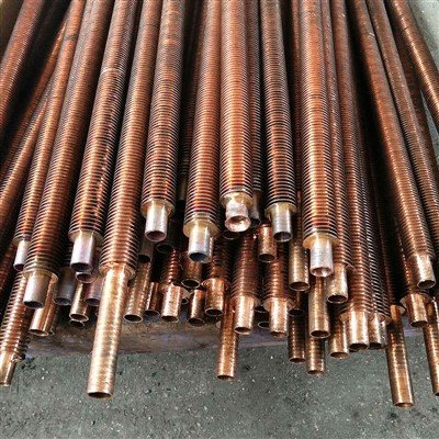 Copper Aluminium Finned Tube Rau Cov Hluav Taws Xob Hluav Taws Xob TUV / CE Certified Hylita Hom Rhaub Qhov Chaw